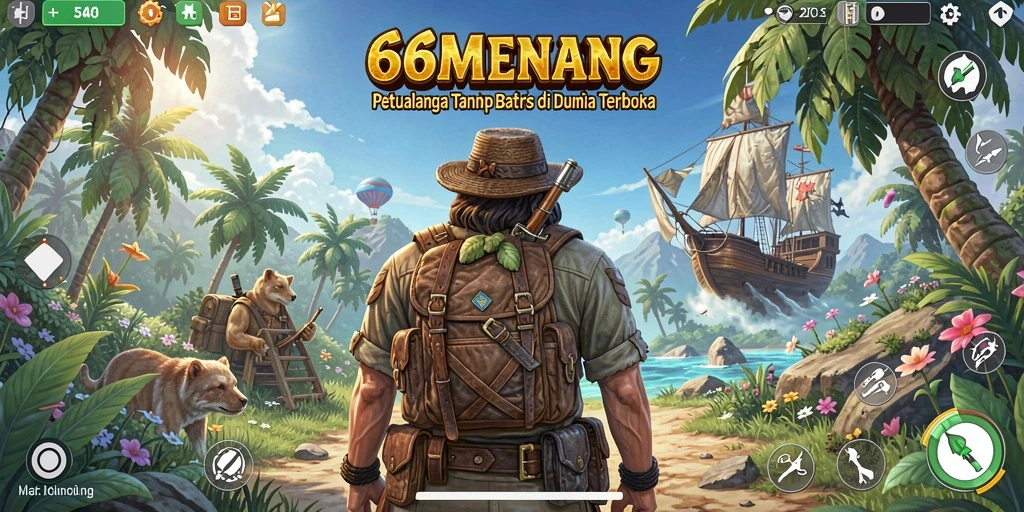 Tampilan gameplay seru dalam dunia terbuka 66MENANG.
