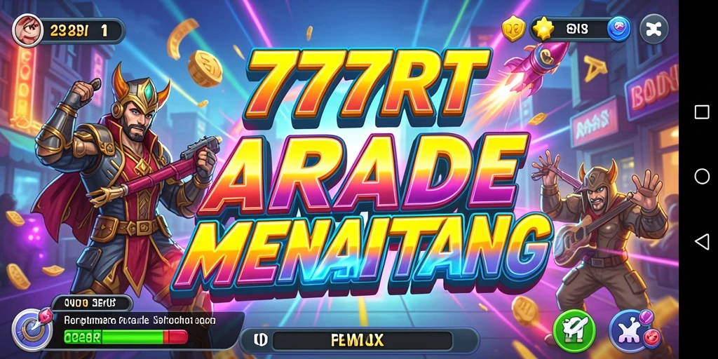 Screenshot gameplay 777RT menampilkan aksi seru dan menarik di permainan Arcade.