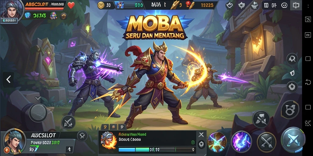 Tampilan dinamis dari gameplay ABCSLOT dengan aksi seru.