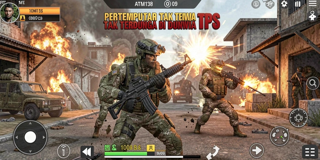 Gameplay menegangkan dari ATM138 dengan aksi pertempuran intens.