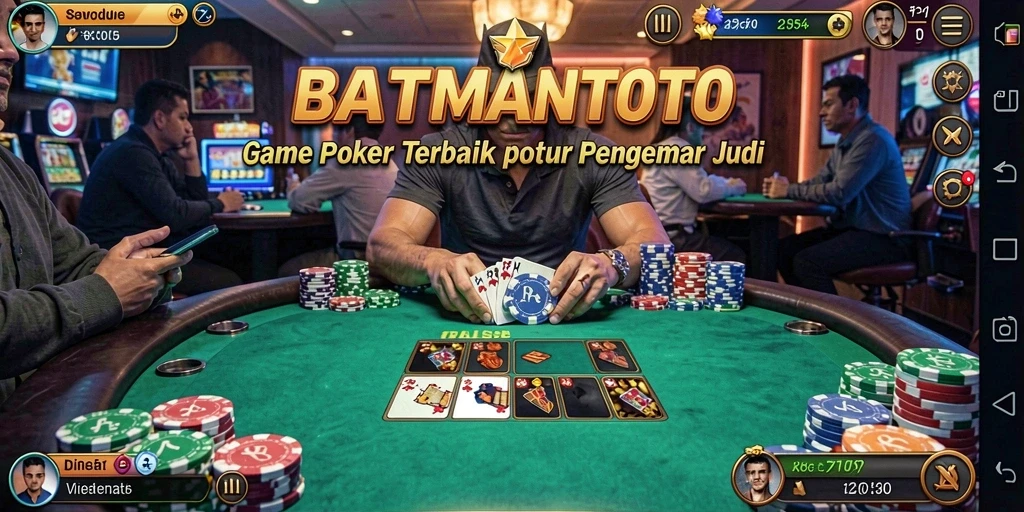 Tangkapan layar BATMANTOTO menampilkan keseruan gameplay Poker yang penuh aksi.