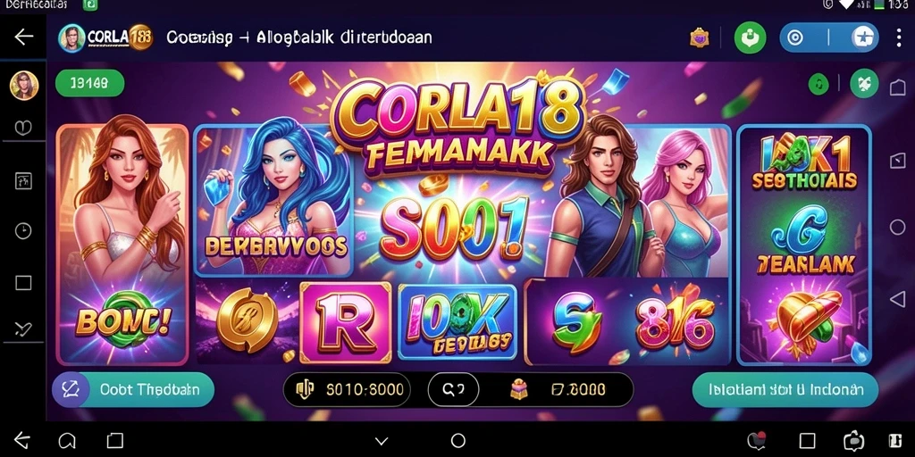 Tampilan gameplay Slot CORLA188 yang seru dan mendebarkan.