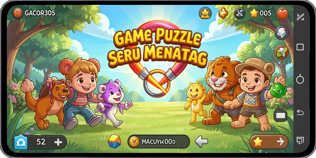 Tampilan menarik dari gameplay Puzzle GACOR305.