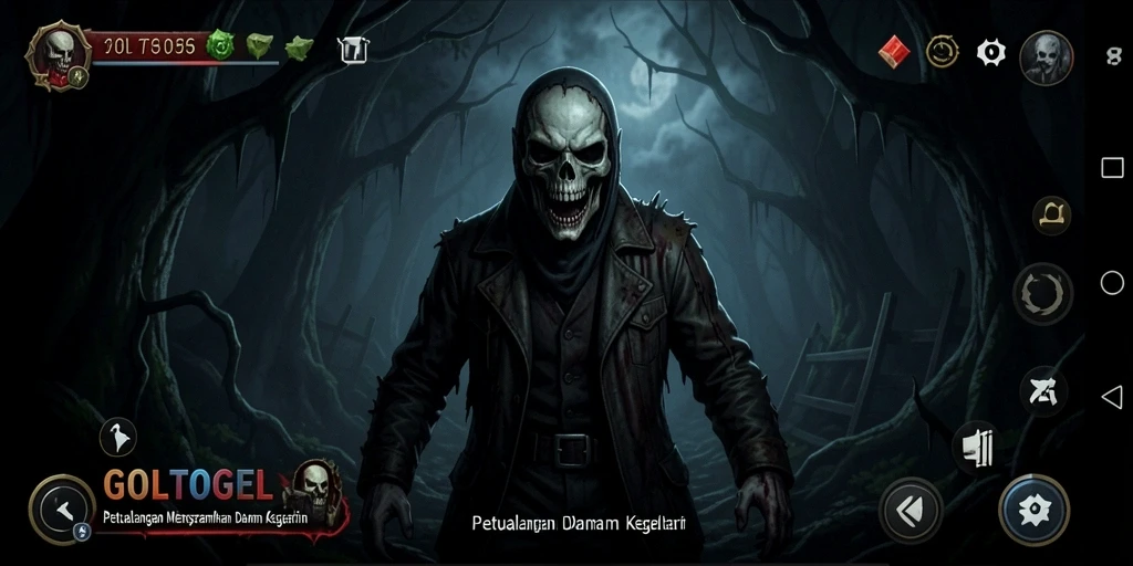 Gameplay menakutkan GOLTOGEL dengan suasana mencekam.