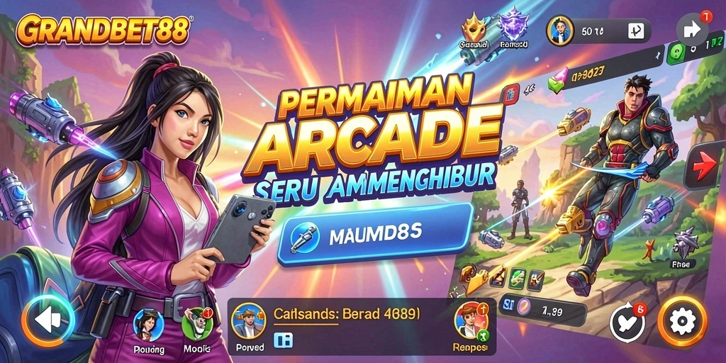 Tampilan gameplay menarik dari GRANDBET88 yang penuh warna dan aksi.