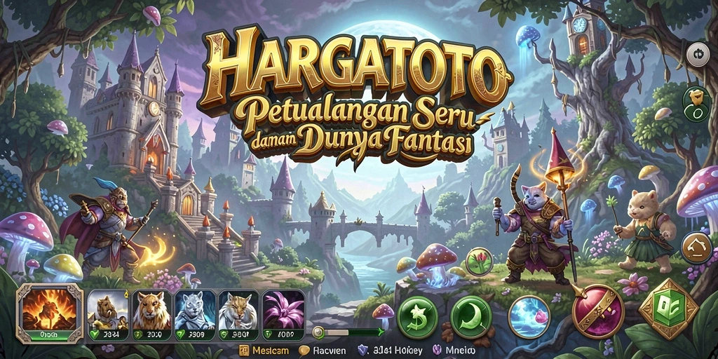 Gameplay seru HARGATOTO menampilkan petualangan epik yang penuh tantangan.