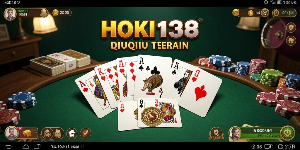 Gameplay seru HOKI138 dalam permainan QiuQiu.