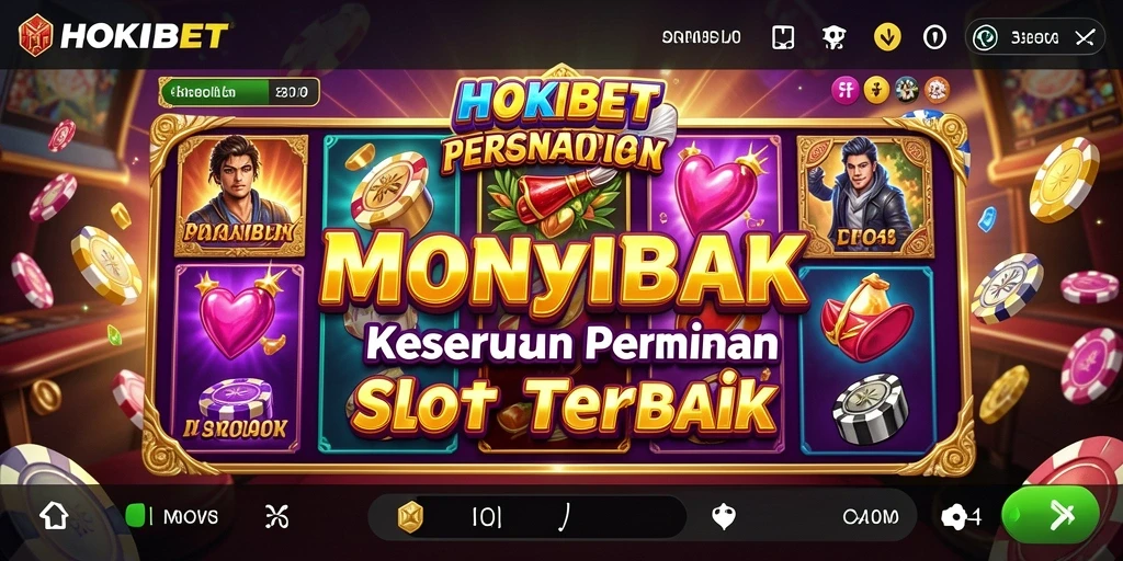 Tampilan gameplay menarik dari HOKIBET yang memukau.