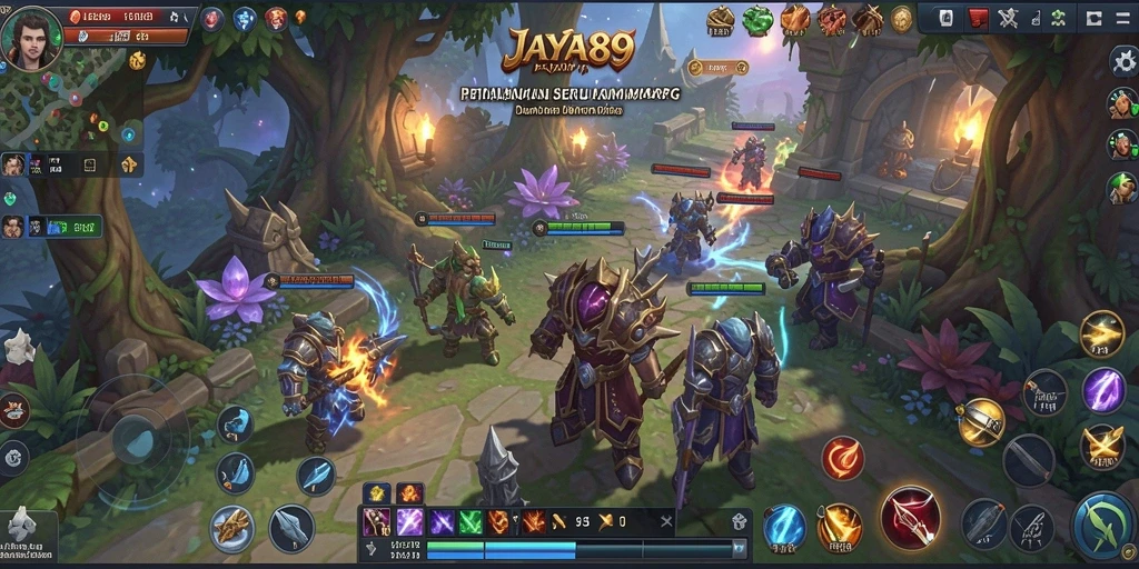 Tampilan gameplay menarik dari JAYA89 dalam dunia MMORPG.