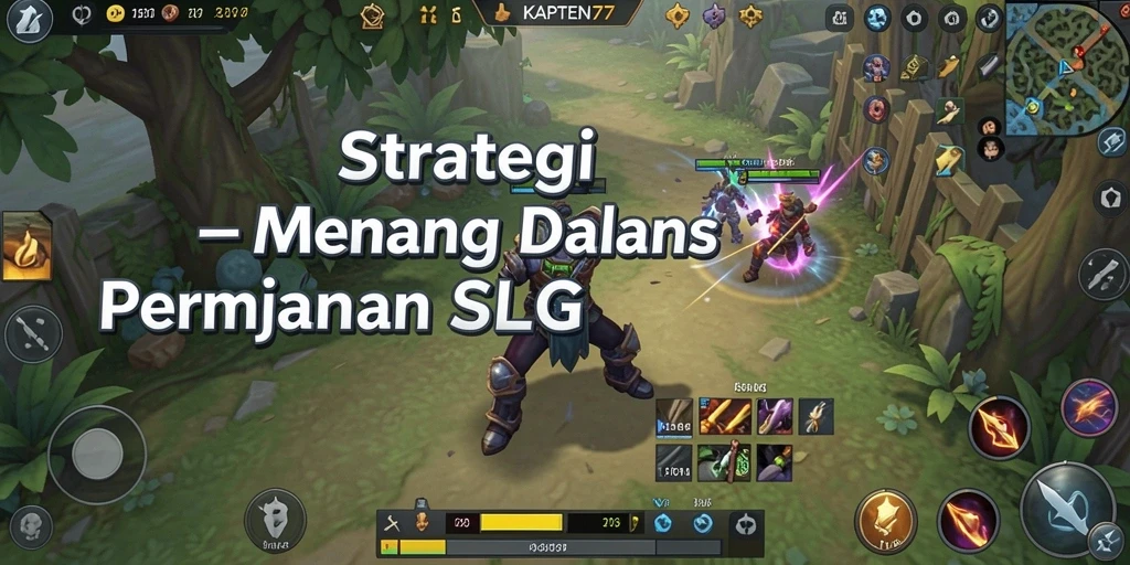 Tampilan gameplay SLG yang mendebarkan dan strategis.