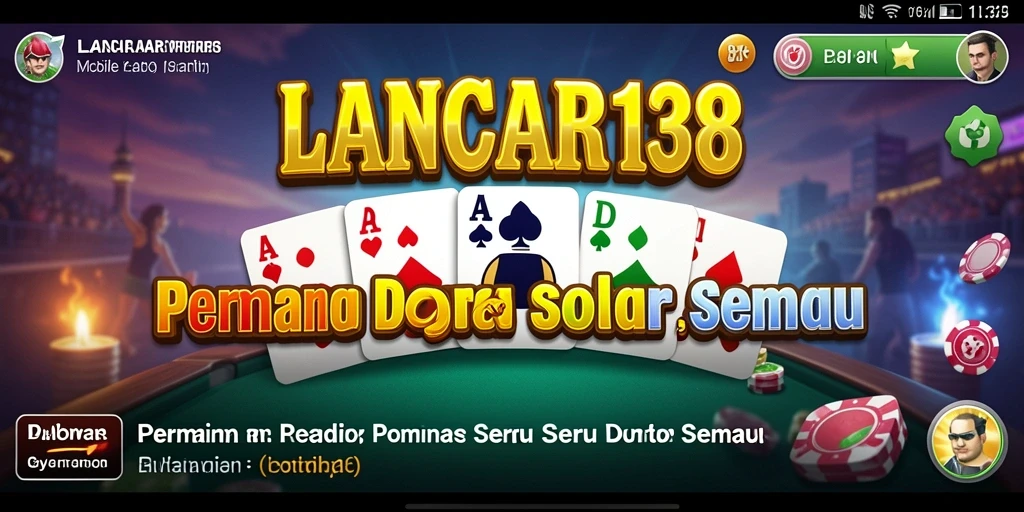 Tampilan gameplay seru Domino yang menantang.