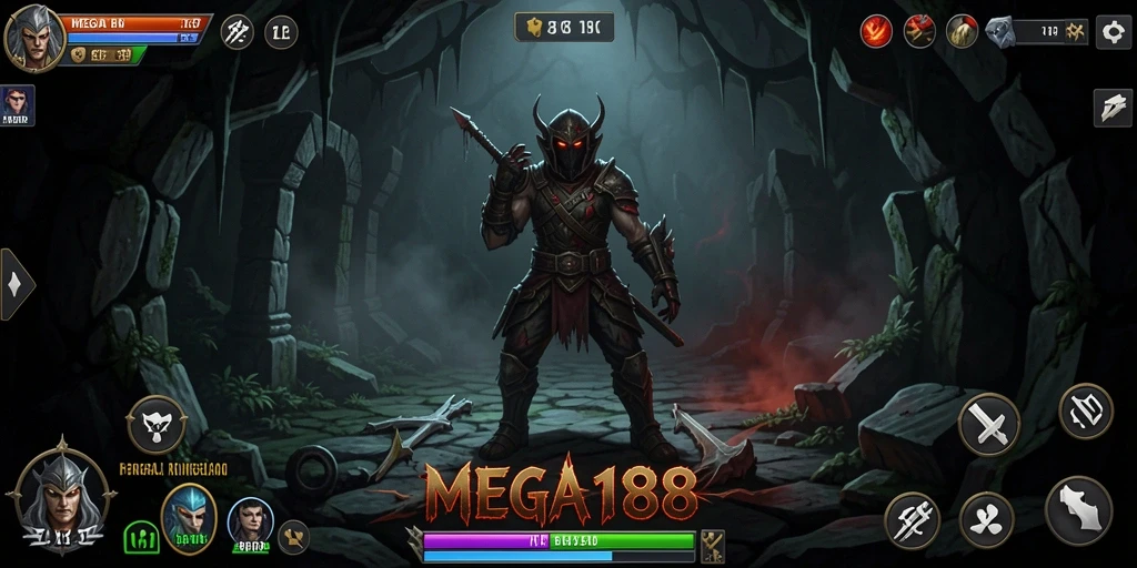 Tampilan gameplay kengerian yang mendebarkan di MEGA188.