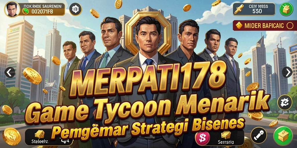 Tampilan gameplay Tycoon yang menakjubkan dalam MERPATI178.