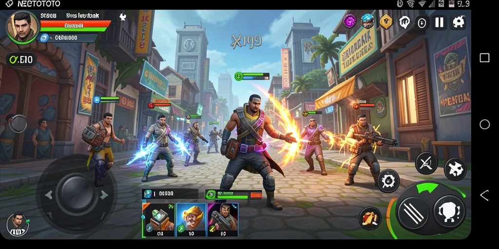 Screenshot NEOTOTO menampilkan aksi strategi yang mendebarkan dan gameplay yang menarik.