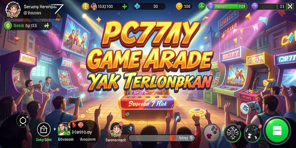 Screenshot PC777 menunjukkan aksi seru dalam permainan Arcade.