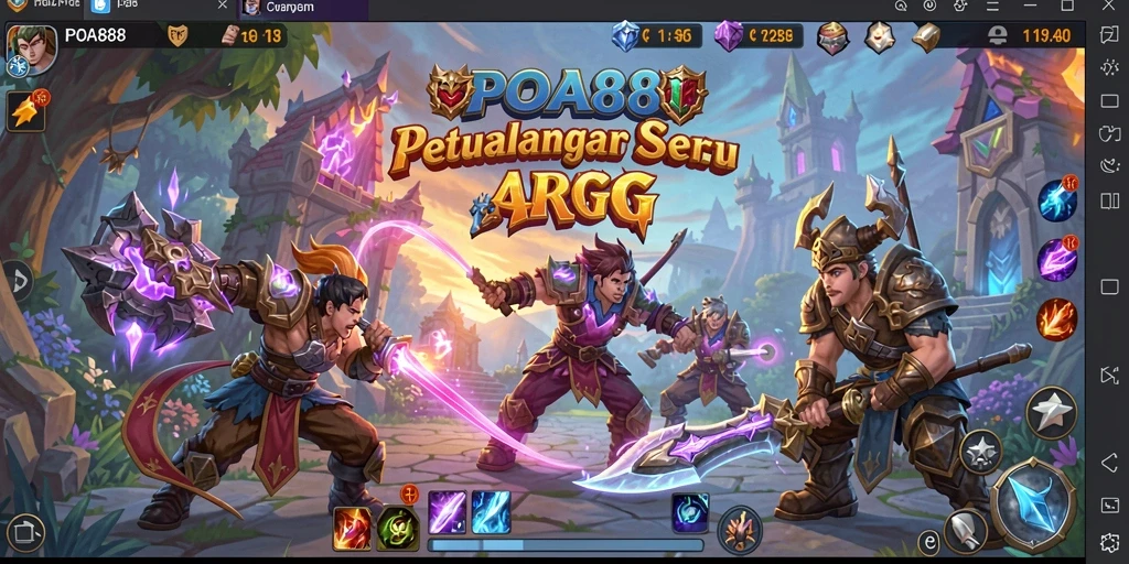 Gameplay epik dalam POA88 dengan petualangan seru.
