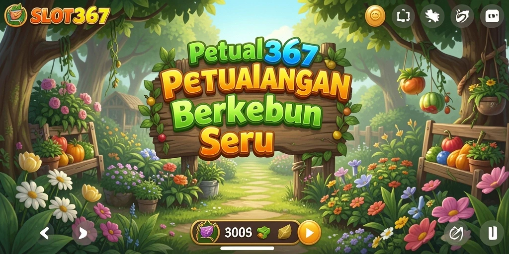 Tangkapan layar menunjukkan gameplay seru dalam berkebun di SLOT367.