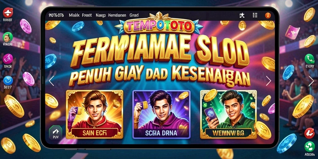 Tampilan gameplay menarik dari TEMPOTOTO dengan fitur Slot.