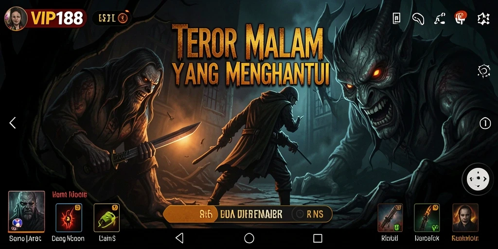 Gameplay menegangkan dalam atmosfer Horror yang mencekam.