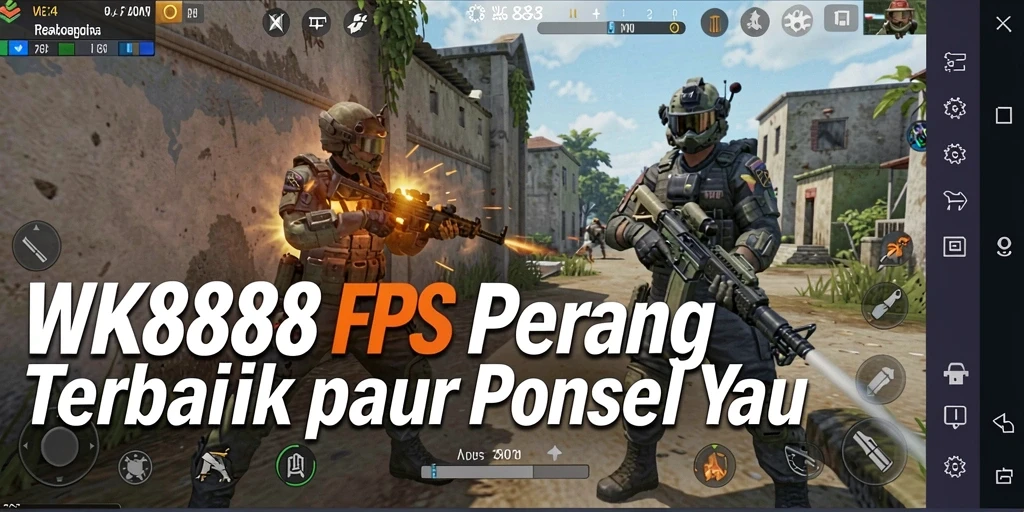 Gameplay seru dengan aksi tembak-menembak intens di WK888.